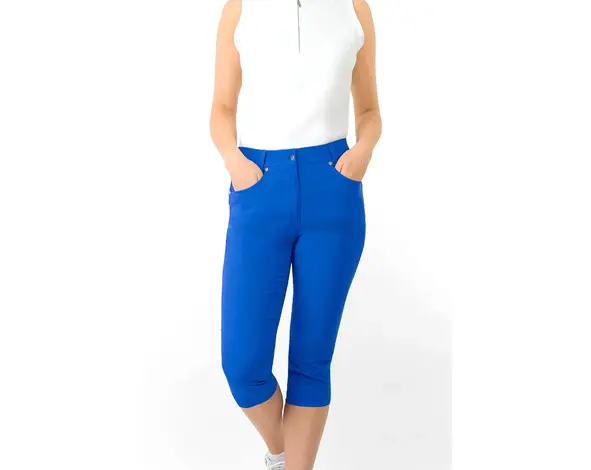 Pure Golf Pure Golf Trust2 Capri Dames Golfbroek - Blauw