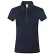 Pure Golf Pure Golf Thrive Cap Sleeve Polo Shirt - Marineblauw