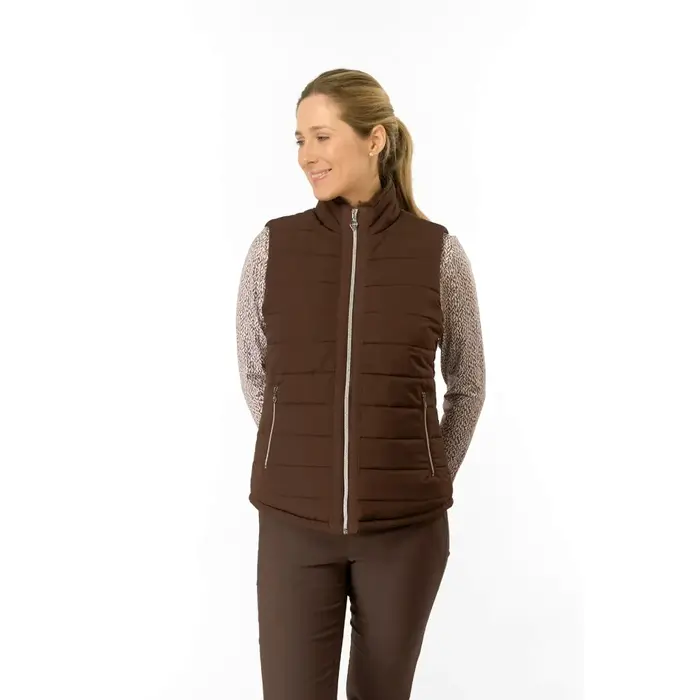 Pure Golf Pure Golf Hemisphere Fur Gilet - Bruin