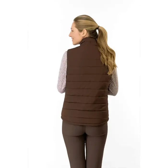 Pure Golf Pure Golf Hemisphere Fur Vest - Cocoa Powder