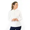 Pure Golf Pure Golf Tranquility2 Zip-Up Long-Sleeved Golf Shirt – White