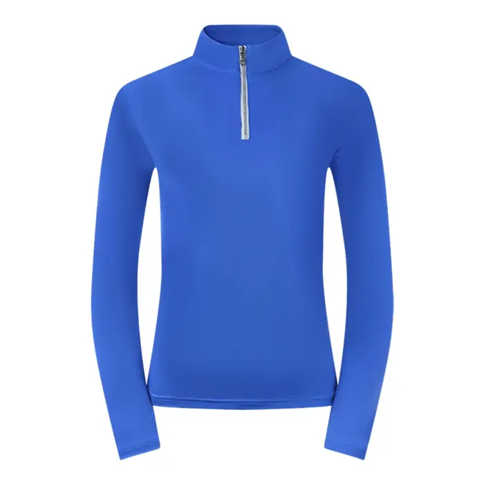 Pure Golf Pure Golf Tranquility2 Zip Top Golfshirt met Lange Mouwen - Blauw