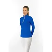 Pure Golf Pure Golf Tranquility2 Zip Top Golfshirt met Lange Mouwen - Blauw