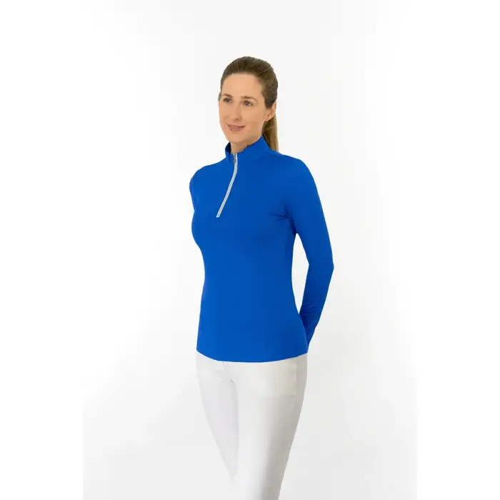 Pure Golf Pure Golf Tranquility2 Zip Top Golfshirt met Lange Mouwen - Blauw