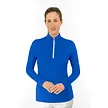 Pure Golf Pure Golf Tranquility2 Zip Top Langarm-Golfshirt - Blau