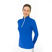 Pure Golf Pure Golf Tranquility2 Zip Top Golfshirt met Lange Mouwen - Blauw