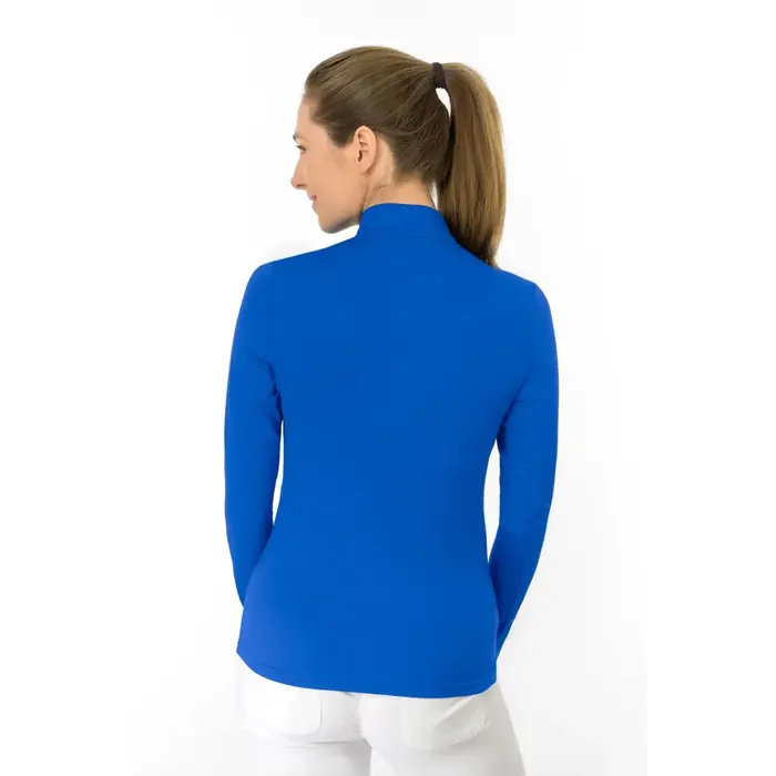 Pure Golf Pure Golf Tranquility2 Zip Top Golfshirt met Lange Mouwen - Blauw