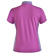 Island Green Island Green Geo Print Mandarin Boord Dames Polo Shirt - Roze