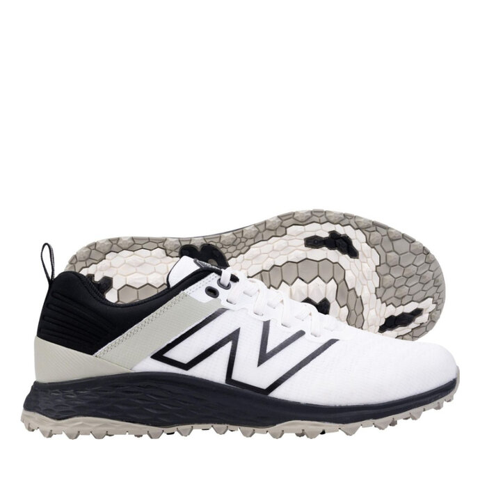 New Balance Golf New Balance Fresh Foam Contend V2 SL Heren Golfschoenen - Wit Crème