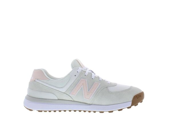 New Balance Golf New Balance 574 Greens Women’s Golf Shoes – Cream Pink
