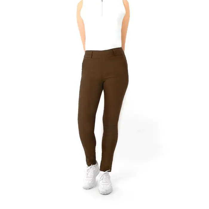 Pure Golf Pure Golf Charm2 Dames Golfbroek - Bruin