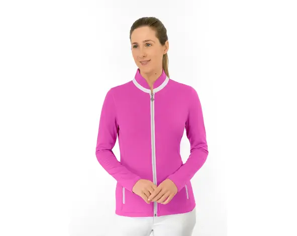 Pure Golf Pure Golf Mist2 Full Zipped Mid Layer Vest - Roze