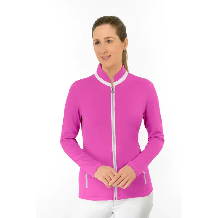 Pure Golf Pure Golf Mist2 Full Zipped Mid Layer Jacket - Rosa
