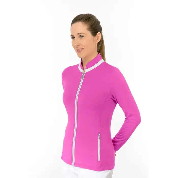 Pure Golf Pure Golf Mist2 Full Zipped Mid Layer Jacket - Rosa