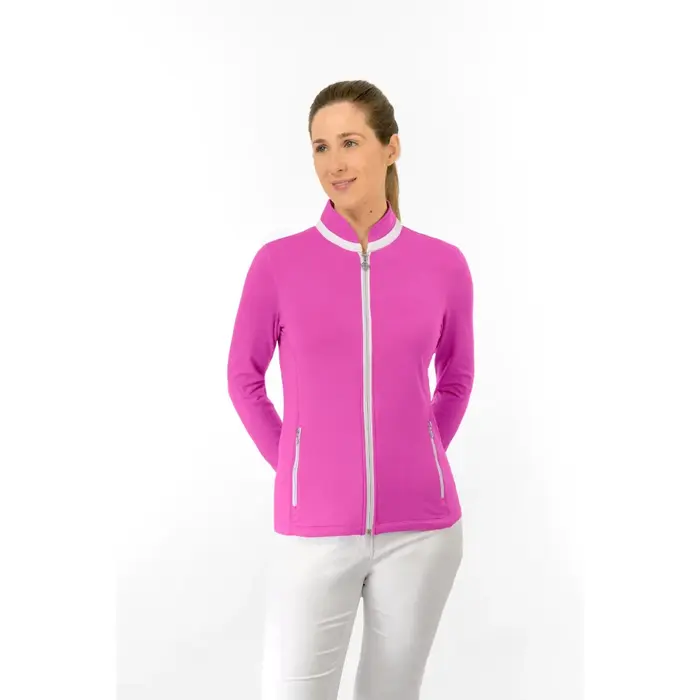 Pure Golf Pure Golf Mist2 Full Zipped Mid Layer Vest - Roze