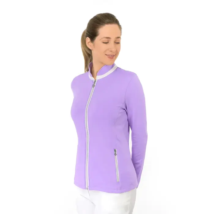 Pure Golf Pure Golf Mist2 Full Zipped Mid Layer Vest - Paars