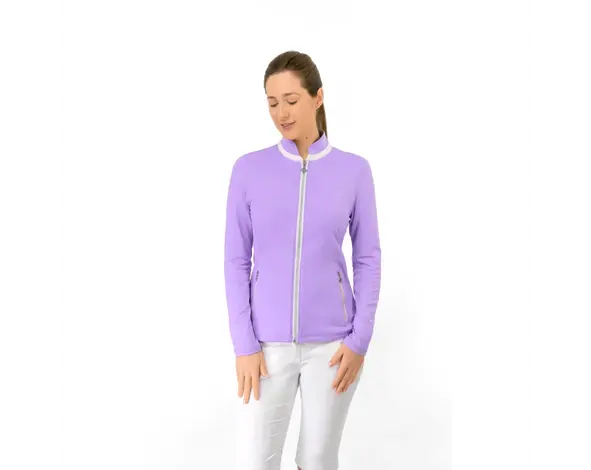 Pure Golf Pure Golf Mist2 Full Zipped Mid Layer Vest - Paars