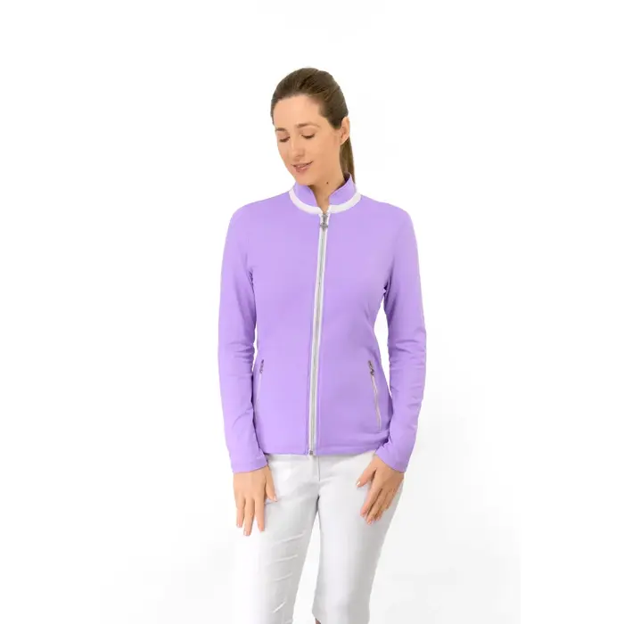 Pure Golf Pure Golf Mist2 Full Zipped Mid Layer Vest - Paars