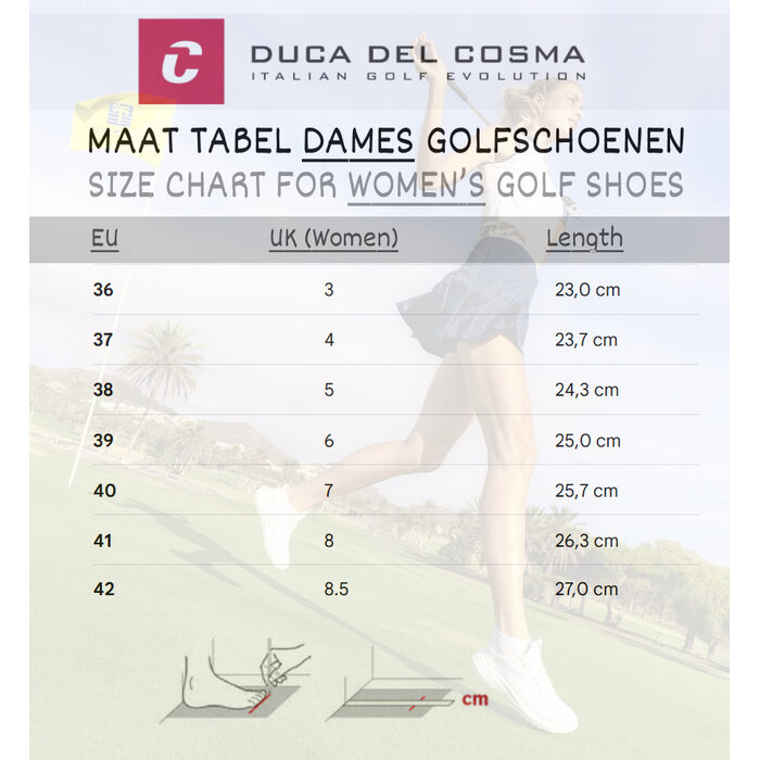 Duca del Cosma Duca del Cosma Vieste Ladies Golf Shoes - Knockout Pink