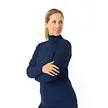 Pure Golf Pure Golf Sarah Rollkragenpullover mit Fellfutter - Marineblau