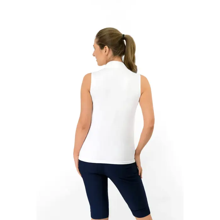 Pure Golf Pure Golf Bloom2 Polo de Golf sin Mangas - Blanco
