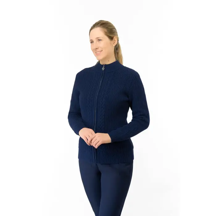 Pure Golf Pure Golf Sophia Elena Gebreid Gevoerd Golf Vest - Marineblauw