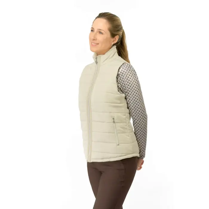 Pure Golf Pure Golf Hemisphere Fur Vest - Oyster