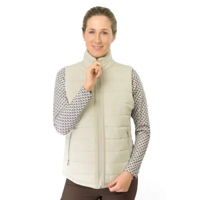 Pure Golf Pure Golf Hemisphere Fur Gilet - Beige