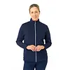 Pure Golf Lola Gevoerd Structuur Winter Golf Jas - Marineblauw