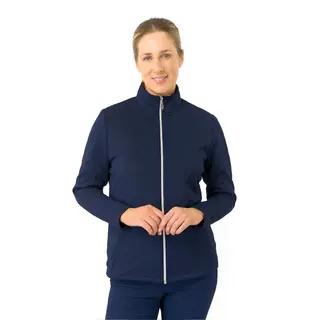 Pure Golf Pure Golf Lola Gefütterte Struktur Winter-Golfjacke - Marineblau