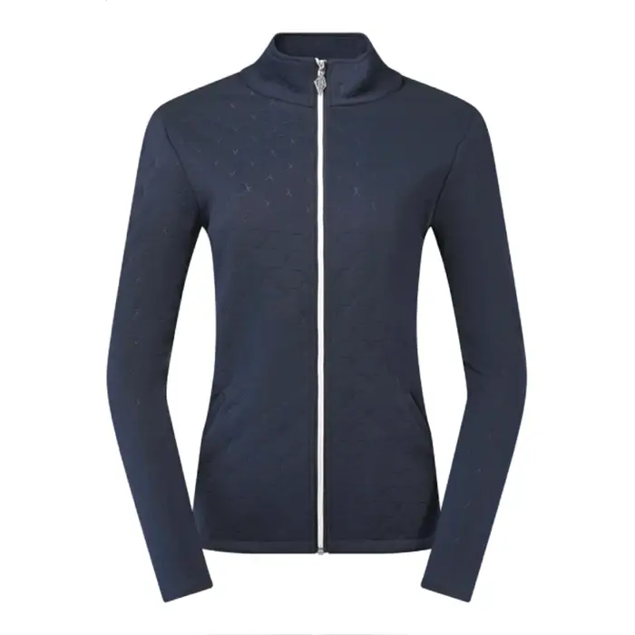 Pure Golf Pure Golf Lola Gefütterte Struktur Winter-Golfjacke - Marineblau