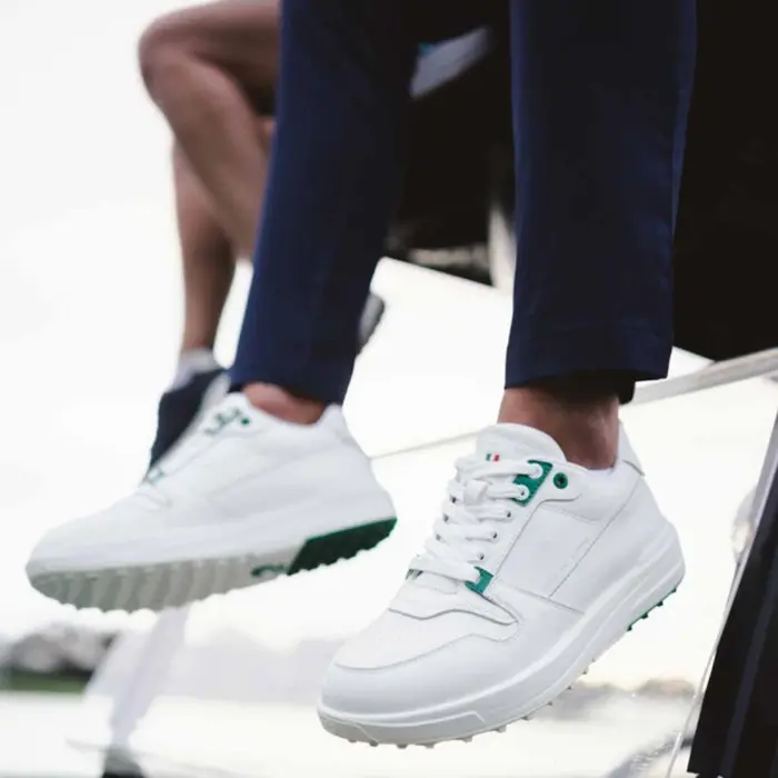Duca del Cosma Duca del Cosma Osimo Chaussures de Golf pour Homme - Blanc Vert