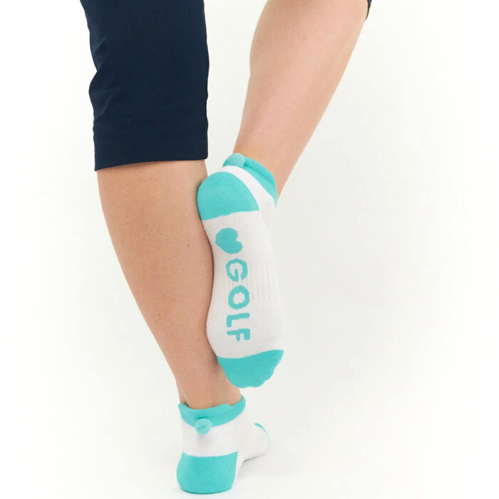 Surprizeshop Surprizeshop Multi Plain Dames Golf Sokken - Wit | 3 Paar
