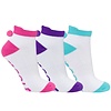 Surprizeshop Multi Plain Dames Golf Sokken - Wit | 3 Paar