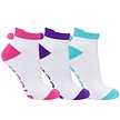 Surprizeshop Surprizeshop Multi Plain Dames Golf Sokken - Wit | 3 Paar
