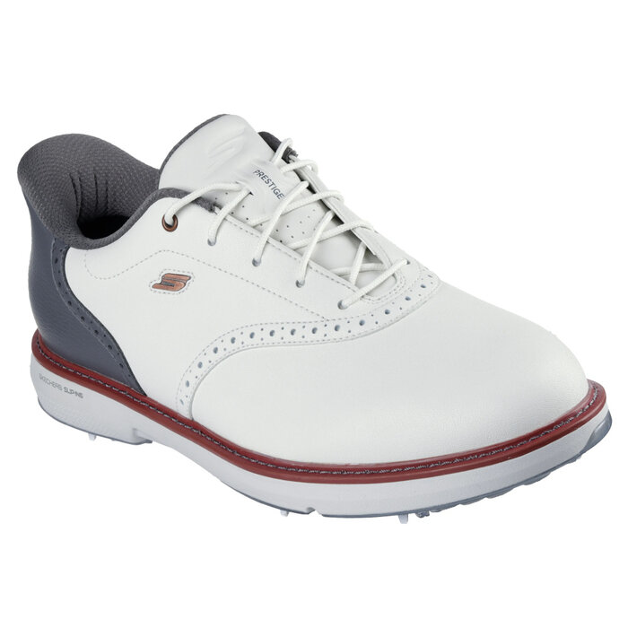 Skechers Skechers Go Golf Prestige Slip-ins Chaussures de Golf Homme - Blanc Gris