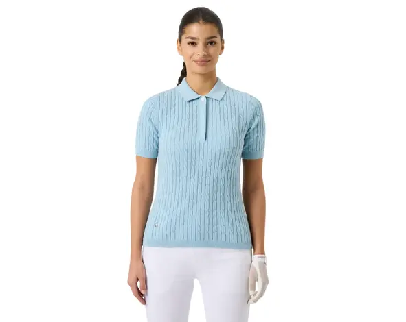 Daily Sports Daily Sports Madelene Short Sleeve Polo Golf Shirt - Breezy Blue