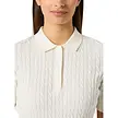 Daily Sports Daily Sports Madelene Camiseta polo de Golf de Punto, de Manga Corta - Blanca