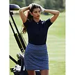 Daily Sports Daily Sports Madelene Gebreid Polo Golfshirt met Korte Mouwen - Marineblauw