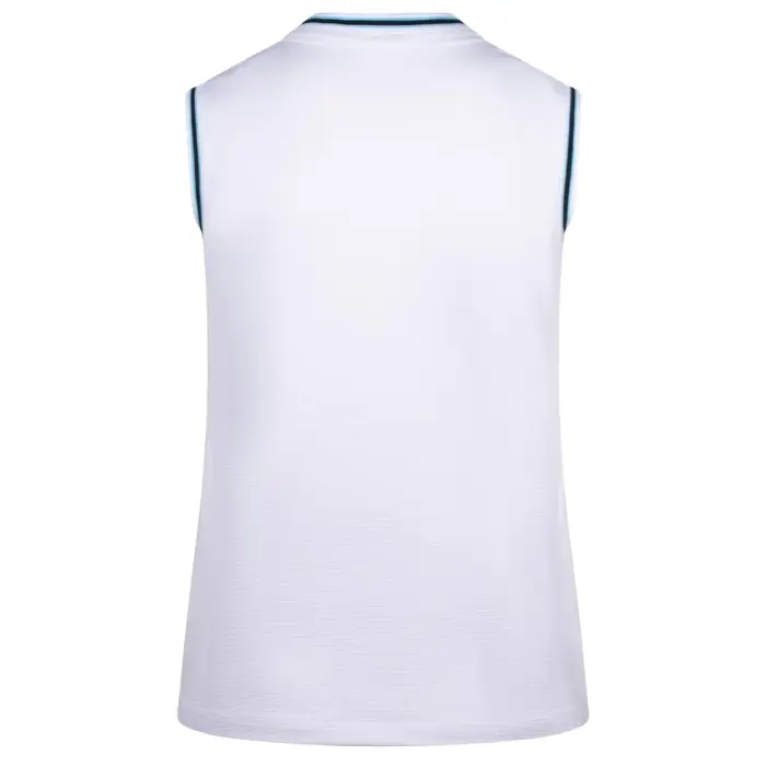 Daily Sports Daily Sports Col Rond Polo de Golf Sans Manches - Blanc