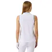 Daily Sports Daily Sports Rundhals Ärmelloses Polo Golfshirt – Weiß