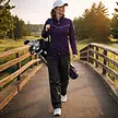 Island Green Island Green Dropped Hem Waterdichte Golfbroek - Zwart