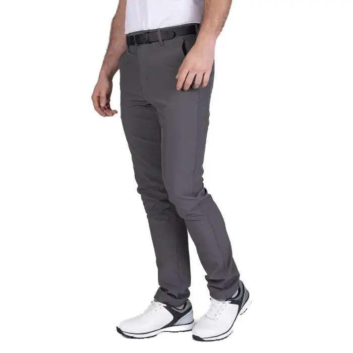 Island Green Island Green Tour Stretch Tapered Golf Trousers - Charcoal Grey