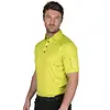 Island Green Top Stitch Men's Polo Shirt - Green