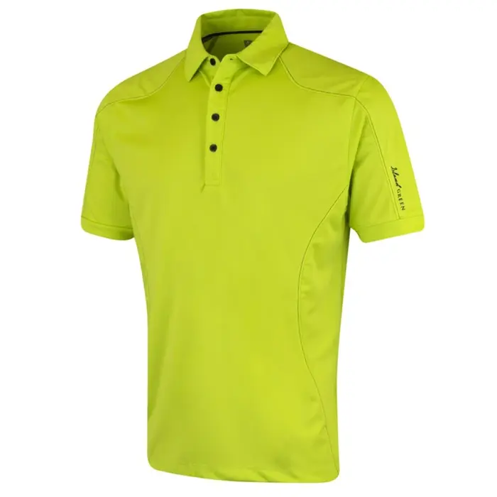 Island Green Island Green Top Stitch Herren Poloshirt - Grün