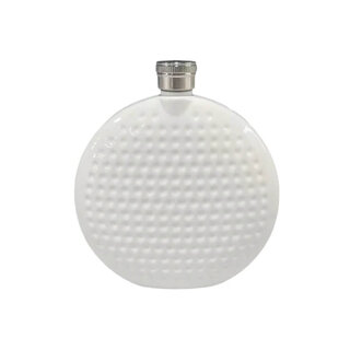 Surprizeshop Surprizeshop Golf Ball Hip Flask - White