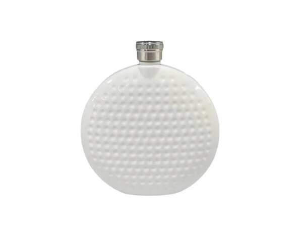 Surprizeshop Surprizeshop Golfball Flachmann - Weiß