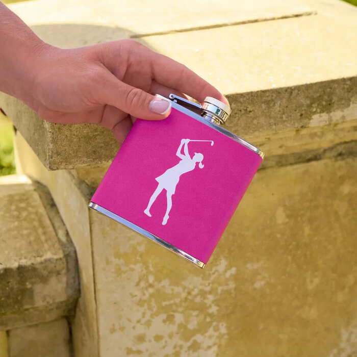 Surprizeshop Surprizeshop 'Lady Golfer' Flasque - Rose