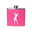 Surprizeshop Surprizeshop 'Lady Golfer' Flachmann - Rosa