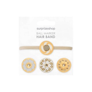 Surprizeshop Surprizeshop Marker-Set mit Haarband - Gold